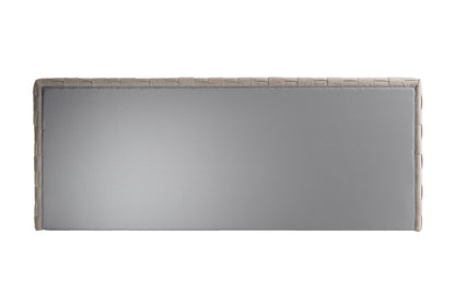 Modrest Concord Modern Light Grey Velvet Bed