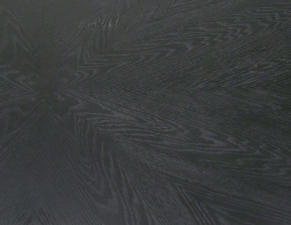 Modrest Conroy Modern Black Round Dining Table