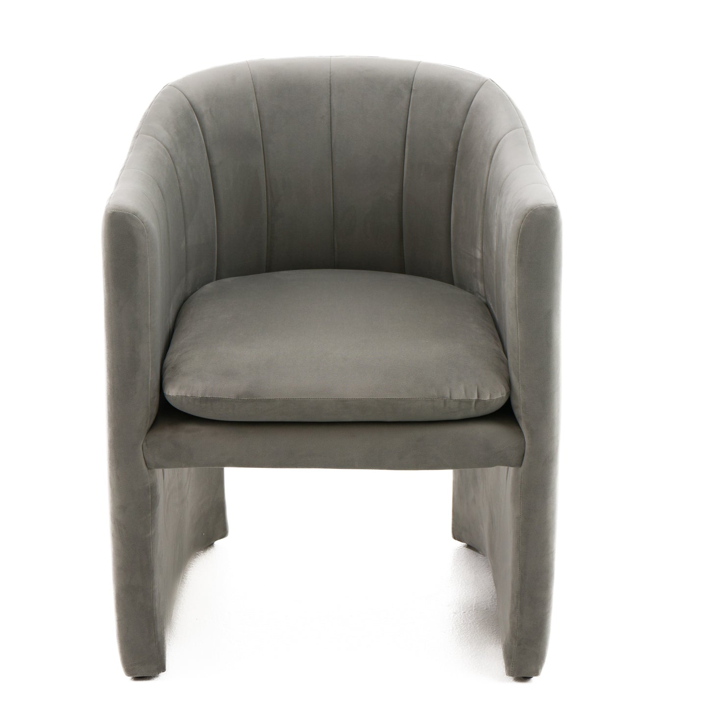 Modrest Danube Modern Grey Fabric Dining Chair
