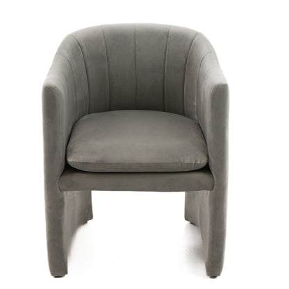 Modrest Danube Modern Grey Fabric Dining Chair