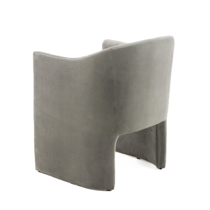 Modrest Danube Modern Grey Fabric Dining Chair