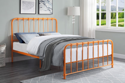 Homelegance Queen Bed Bethany Orange Finish 1571RN-1
