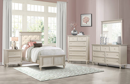 Homelegance Dresser Mirror Silver Celandine Elegant Bedroom Accent 1928-6