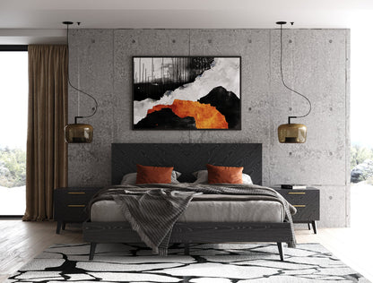 Modrest Diana Queen Modern Grey Ash Bed
