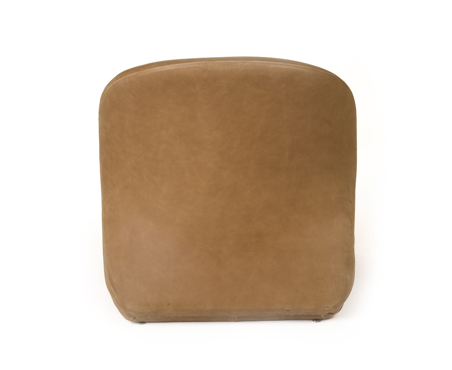 Modrest Donovan Modern Brown Leather Accent Chair