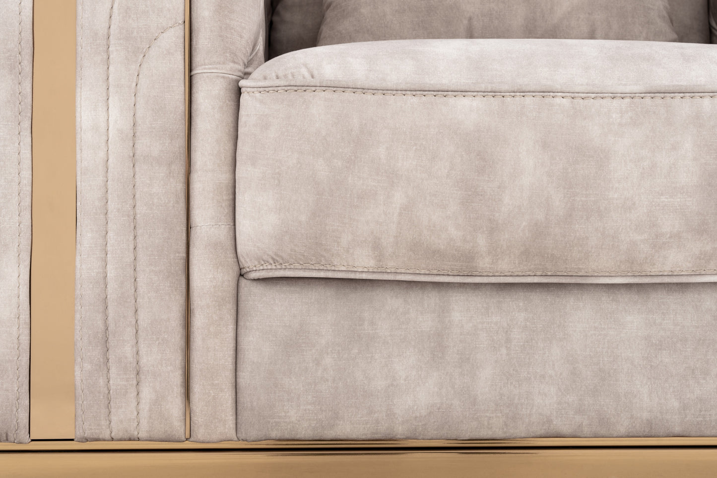 Divani Casa Dosie Transitional Beige Velvet Chair