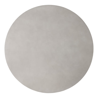 Modrest Duncan Modern Faux Concrete Walnut Round Dining Table