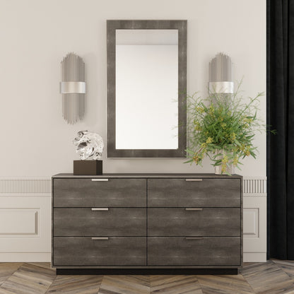 Modrest Dynasty Modern Shagreen Dresser