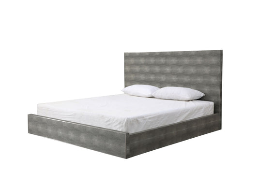 Modrest Dynasty East King Modern Shagreen Bedroom Set