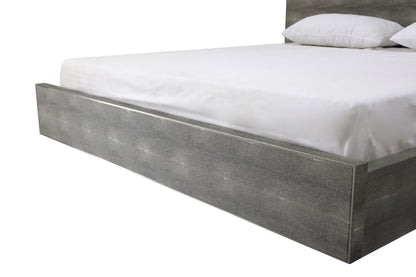 Modrest Dynasty East King Modern Shagreen Bedroom Set 3 Drawer