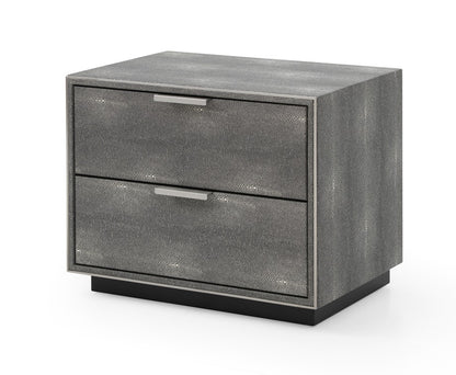 Modrest Dynasty East King Modern Shagreen Bedroom Set