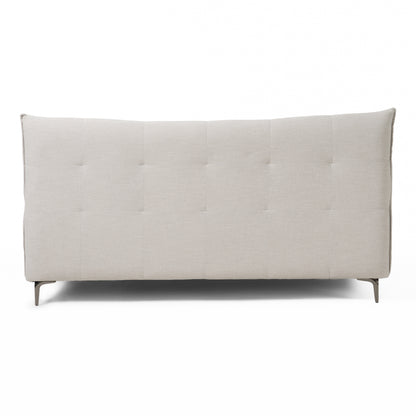 Modrest Dysart Modern Grey Fabric Bed