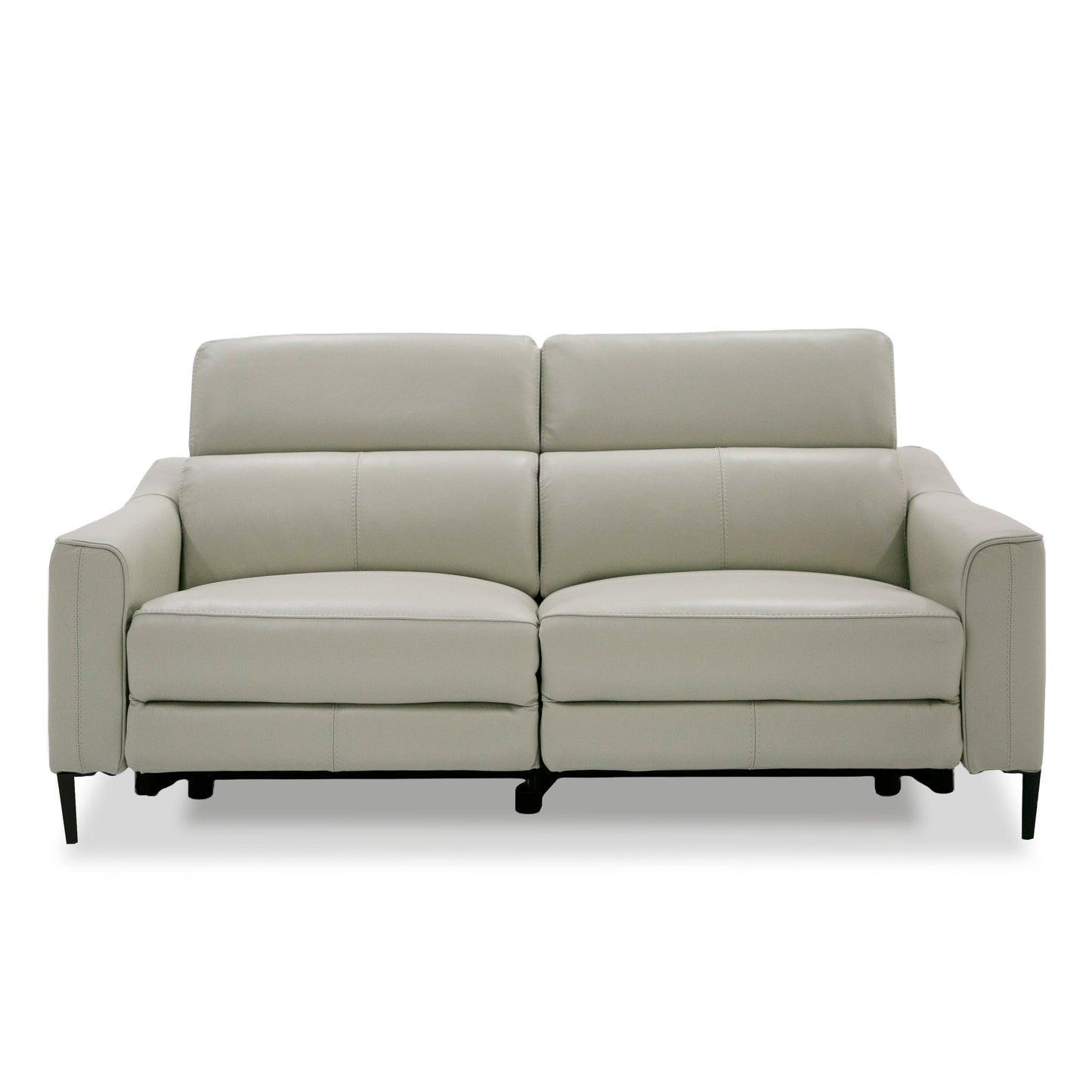 Divani Casa Eden Modern Grey Leather Sofa