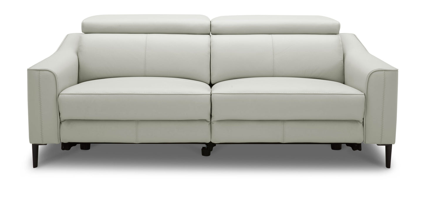 Divani Casa Eden Modern Grey Leather Sofa Set