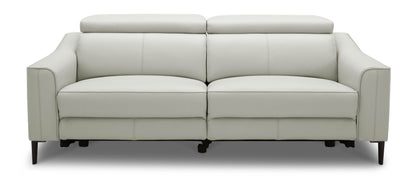 Divani Casa Eden Modern Grey Leather Sofa Set