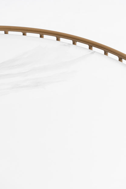 Modrest Eleanor Modern Round Marble Coffee Table