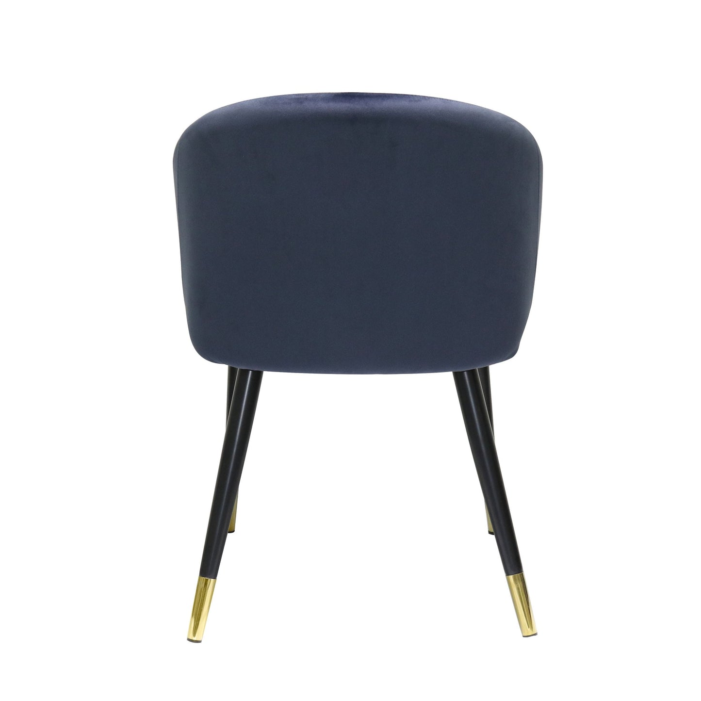 Modrest Elon Modern Blue Velvet Dining Chair