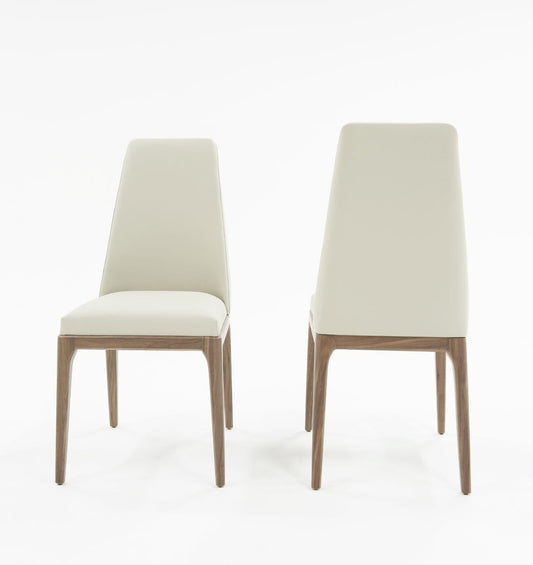 Modrest Encino Modern Grey and Walnut Dining Chair