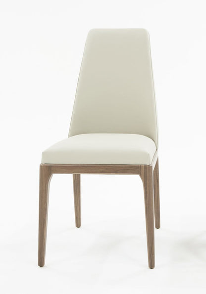 Modrest Encino Modern Grey and Walnut Dining Chair