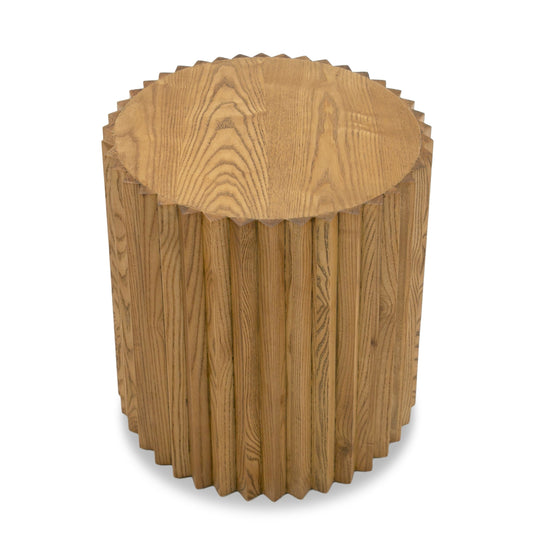 Modrest Espana Modern Walnut Round End Table