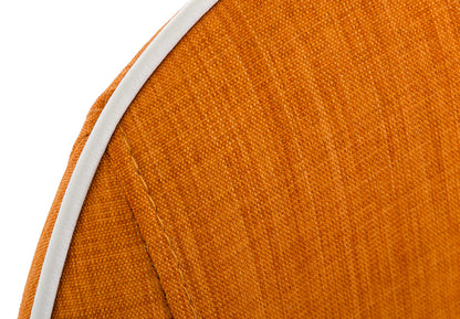 Eugene Modern Orange Fabric Dining Chair