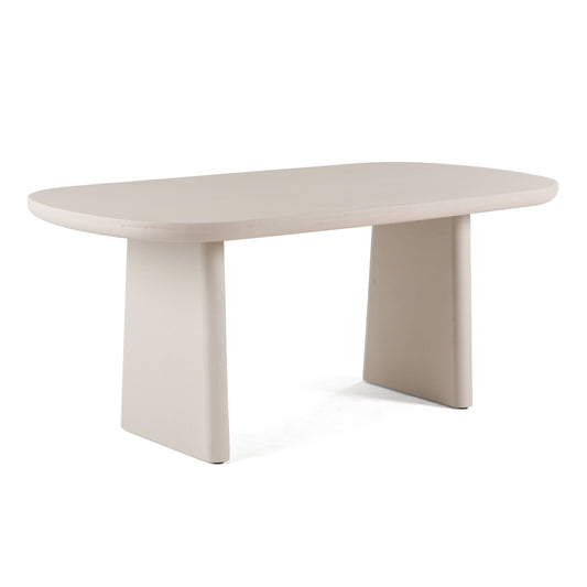 Modrest Evermore Modern Grey Faux Cement Coffee Table