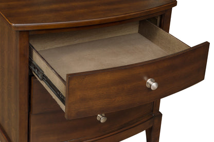 Homelegance Nightstand Cotterill Dark Cherry Finish 1730-4