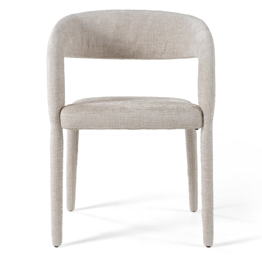 Modrest Faerron Modern Light Grey Fabric Dining Chair