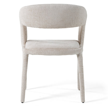 Modrest Faerron Modern Light Grey Fabric Dining Chair