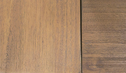 Nova Domus Fantasia Contemporary Walnut and Grey Bed with Two Nightstands