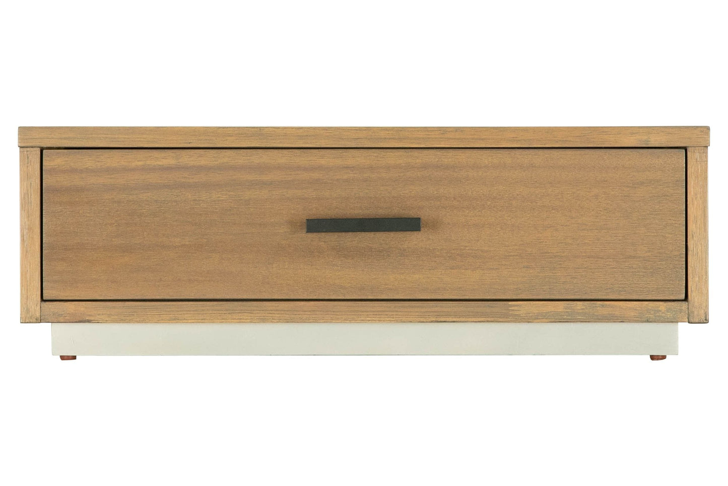 East King Nova Domus Fantasia Contemporary Walnut and Grey Bed with Two Nightstands
