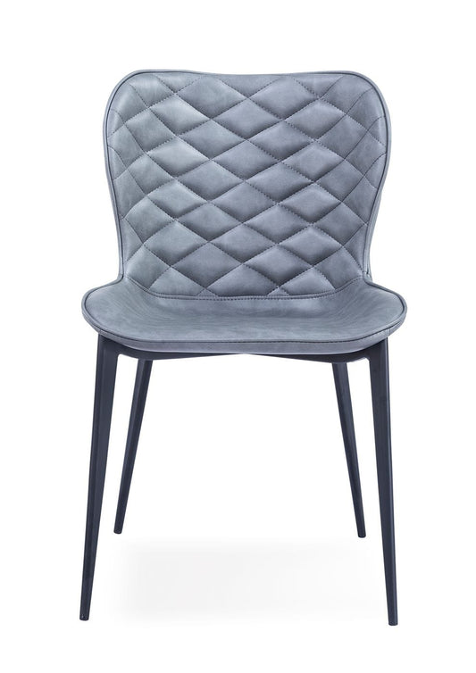 Modrest Felicia Modern Grey and Black Dining Chair