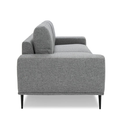 Divani Casa Fonda Modern Grey Fabric Sofa