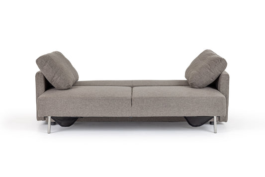 Divani Casa Fredonia Modern Grey Fabric Sofa Bed