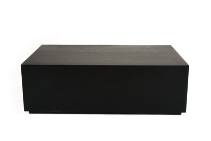 Modrest Fresno Modern Black Concrete Coffee Table