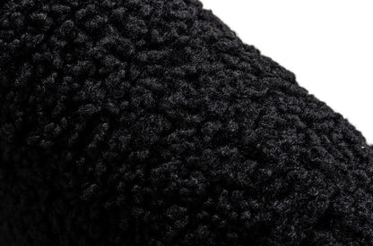 Modrest Garvin Glam Black Gold Fabric Accent Chair