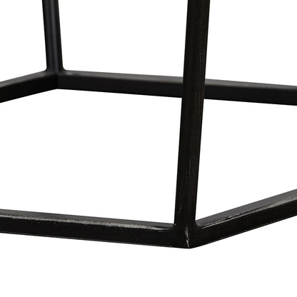 Modrest Tartan Modern Concrete and Metal End Table