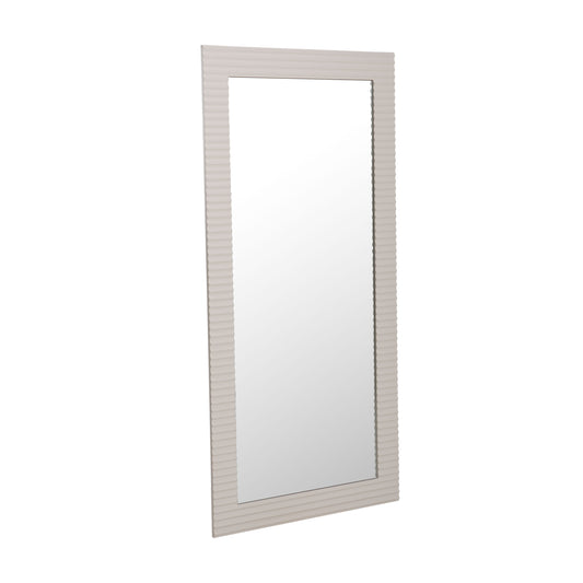 Modrest Glinda Modern Beige Floor Mirror