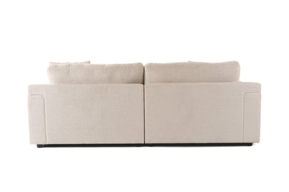 Divani Casa Gloria Modern White Fabric Sofa