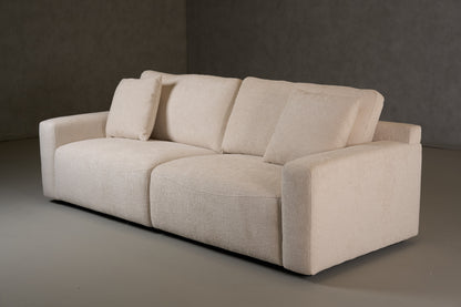 Divani Casa Gloria Modern White Fabric Sofa