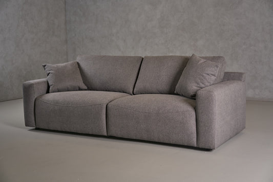Divani Casa Gloria Modern Grey Fabric Sofa