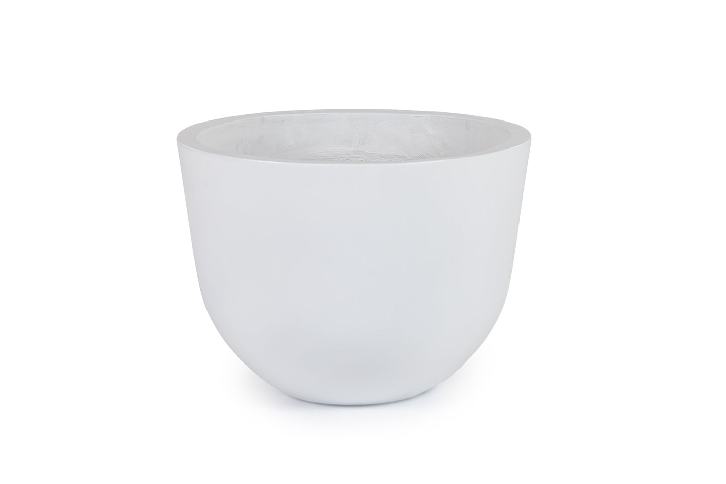 Modrest Goliad Modern White Concrete Planters Set of 3