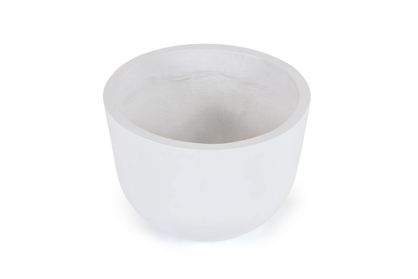 Modrest Goliad Modern White Concrete Planters Set of 3