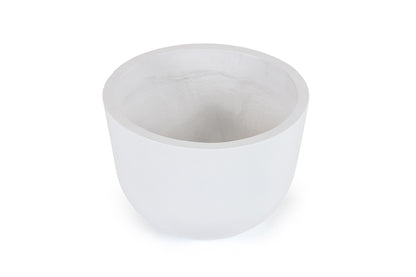 Modrest Goliad Modern White Concrete Planters Set of 3