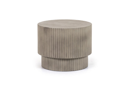 Modrest Gruver Modern Grey Concrete End Table