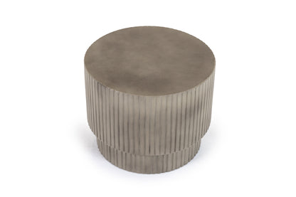 Modrest Gruver Modern Grey Concrete End Table