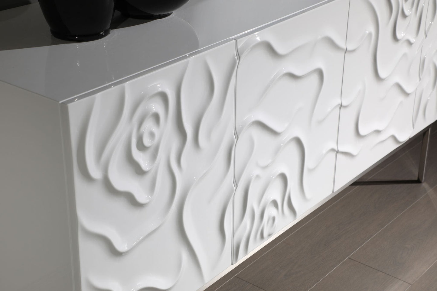 Modrest Gwen Modern White High Gloss Buffet