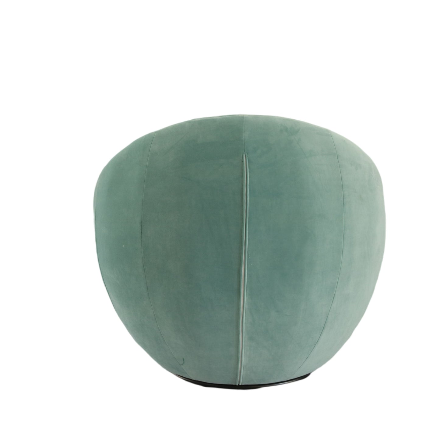 Modrest Gypsum Modern Teal Swivel Accent Chair