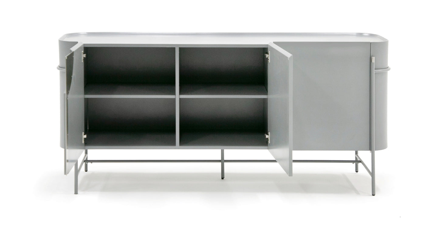 Modrest Hadley- Matte Grey Buffet