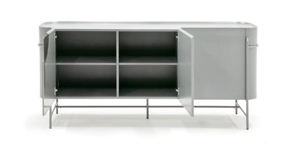 Modrest Hadley- Matte Grey Buffet